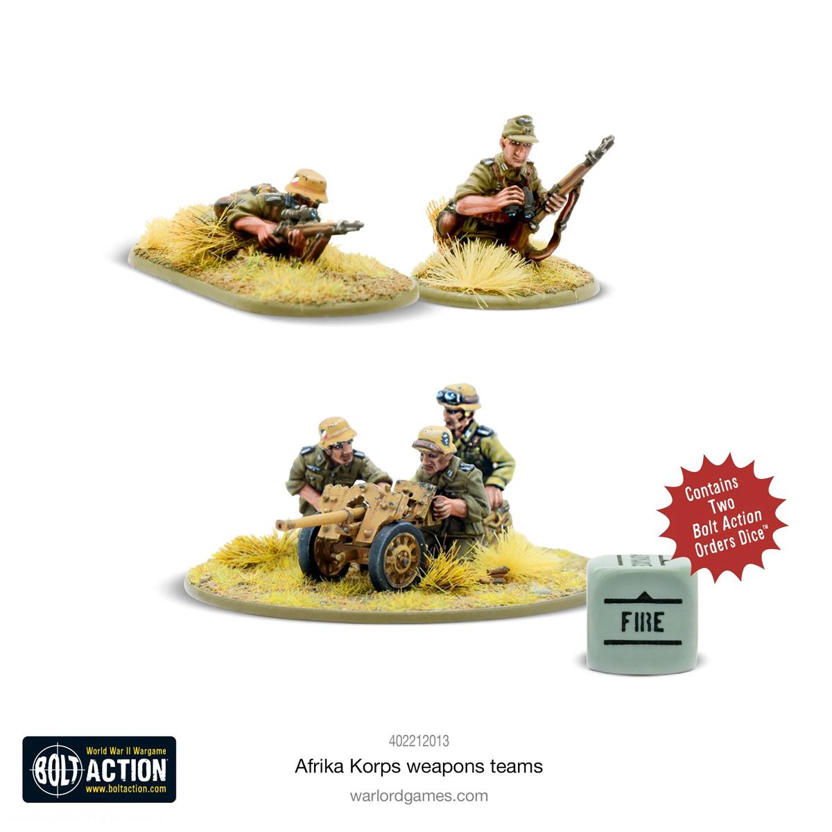 Warlord Games Afrika Korps Waffen Trupps