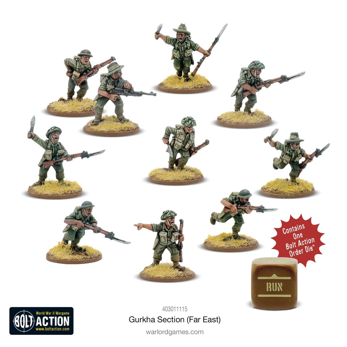 Warlord Games Gurkha Section - Ferner Osten