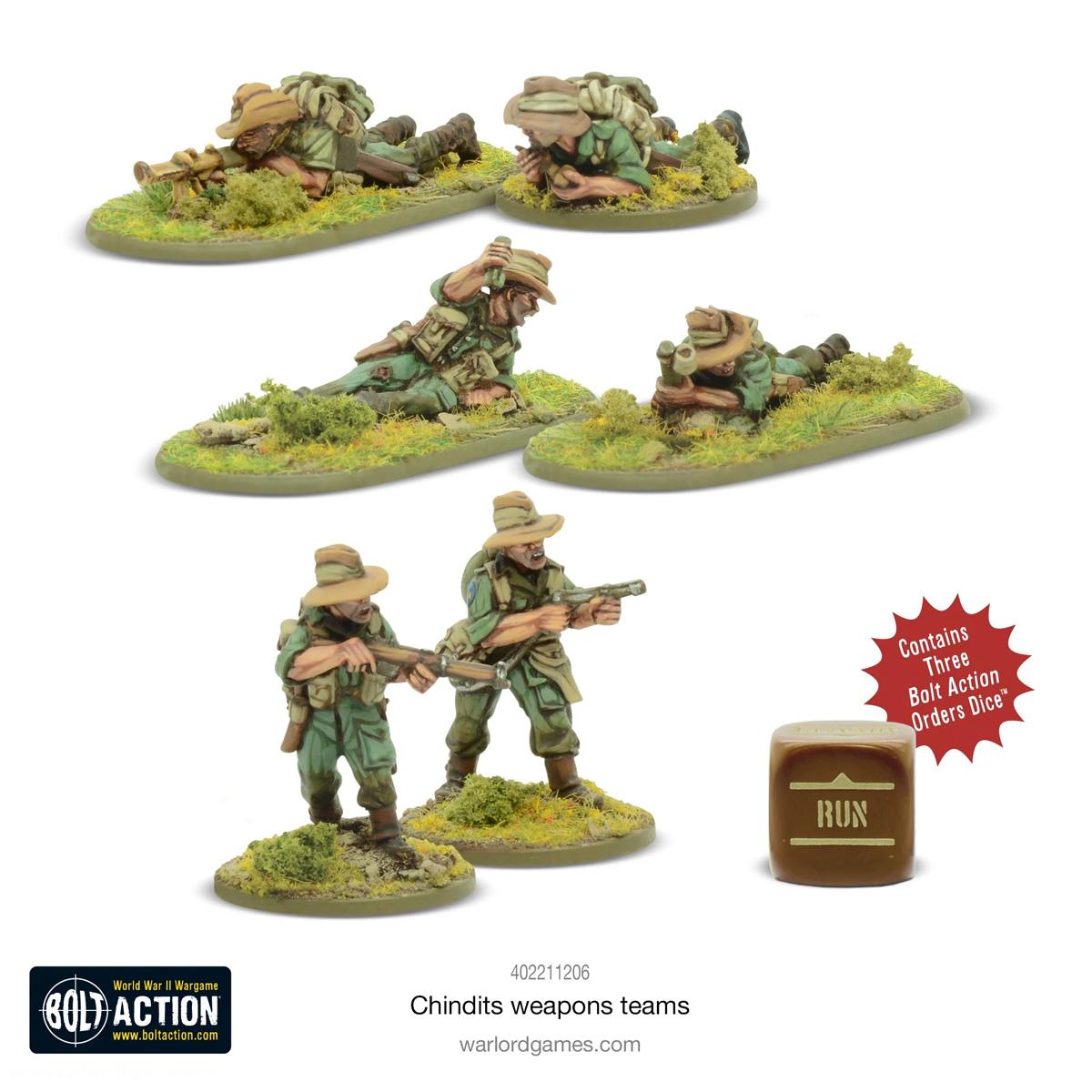Warlord Games Chindit Waffen-Teams