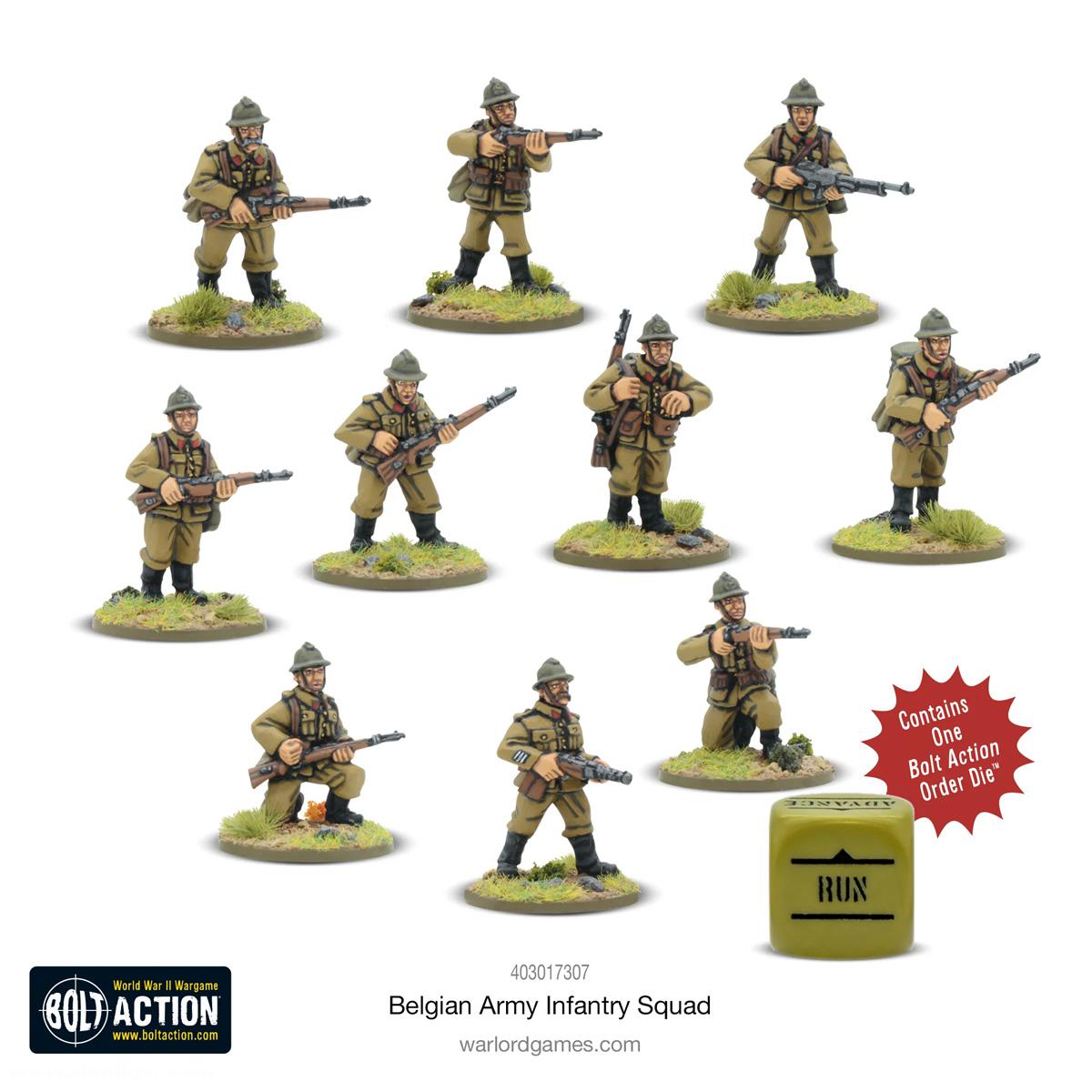 Warlord Games Belgischer Infanterie-Squad