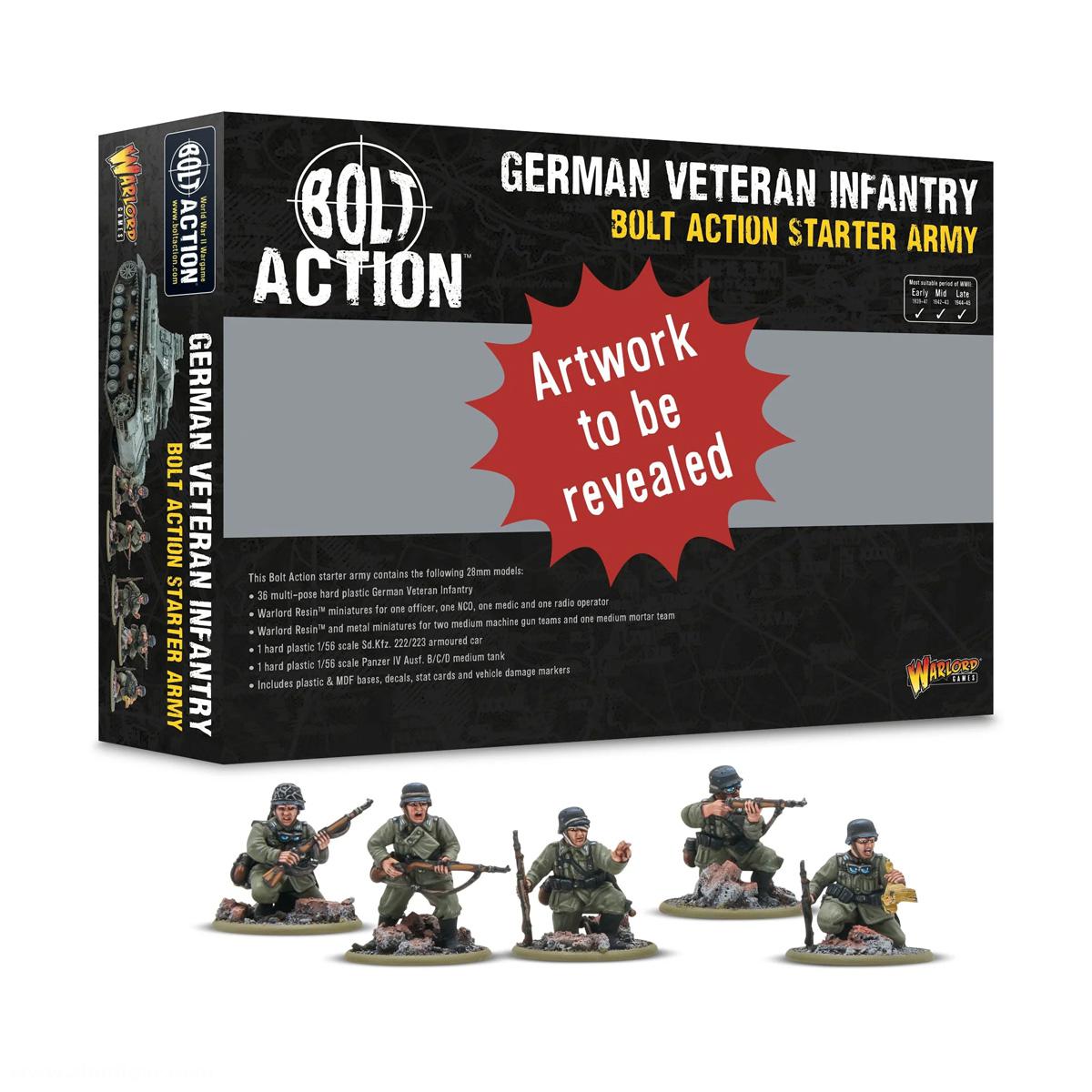 Warlord Games Deutsche Veteranen-Infanterie - Starter Armee