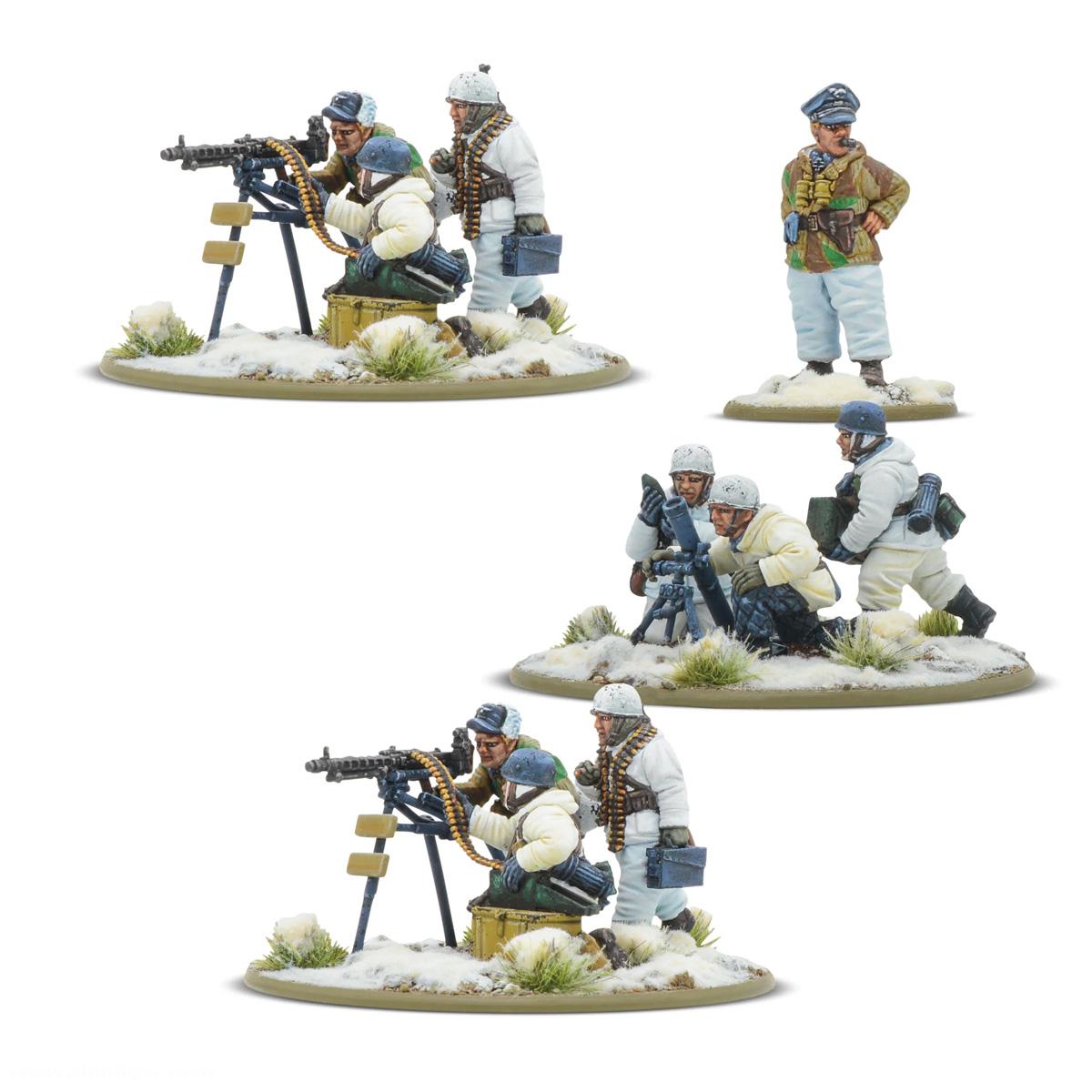 Warlord Games Fallschirmjäger (Winter) Schwere Waffen Trupp