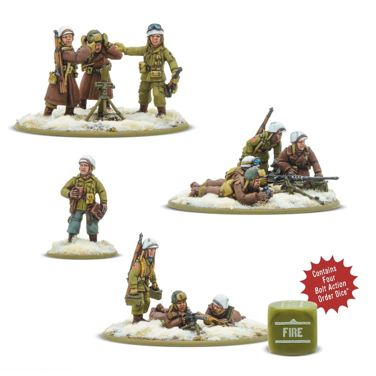 Warlord Games US Airborne (Winter) Schwere Waffen Trupp