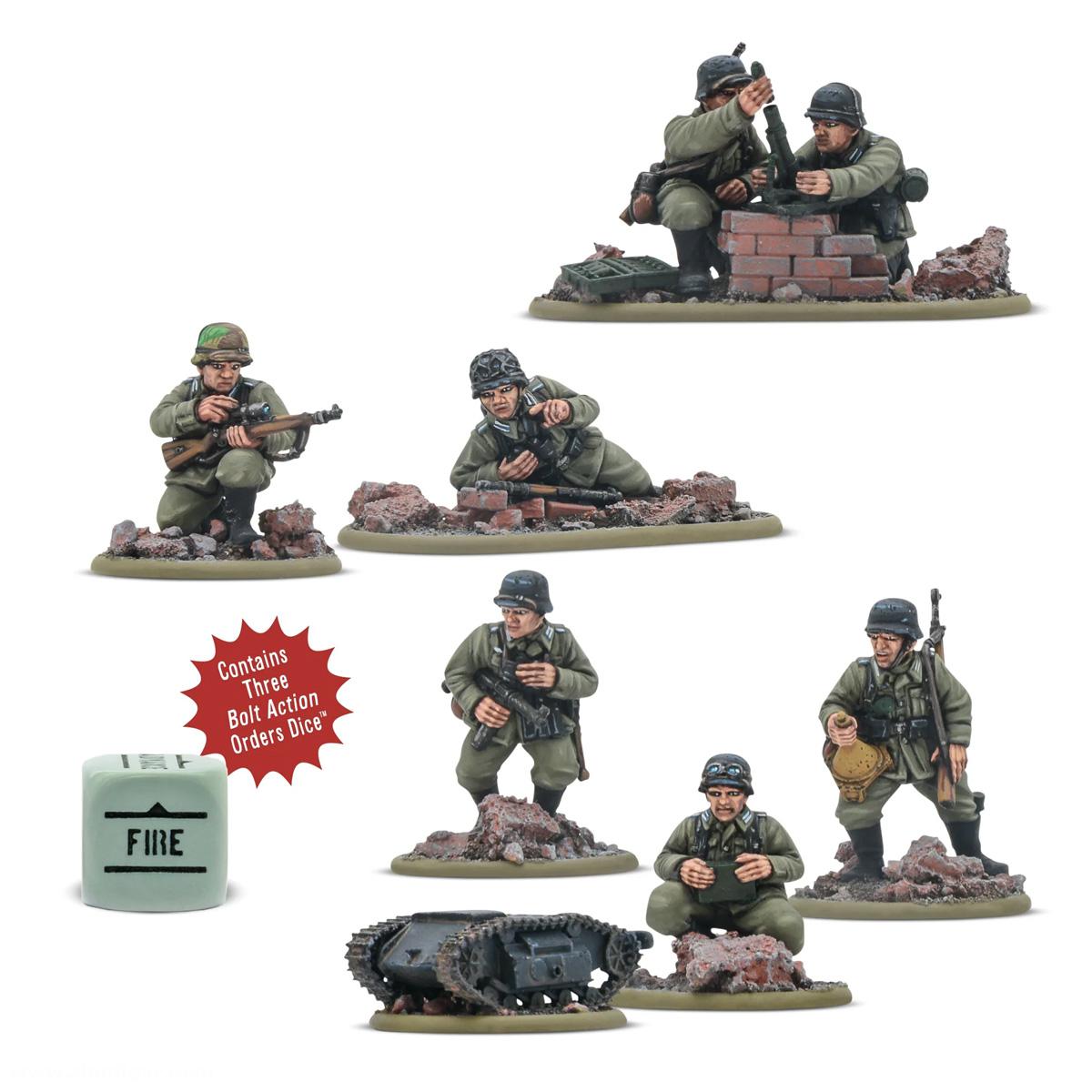 Warlord Games Deutsche Veteranen Waffen Teams