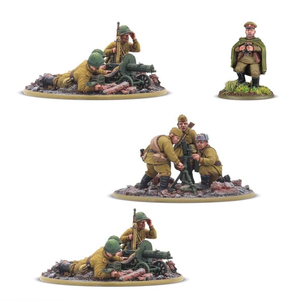 Warlord Games Soviet Infantry Heavy Weapons Platoon
