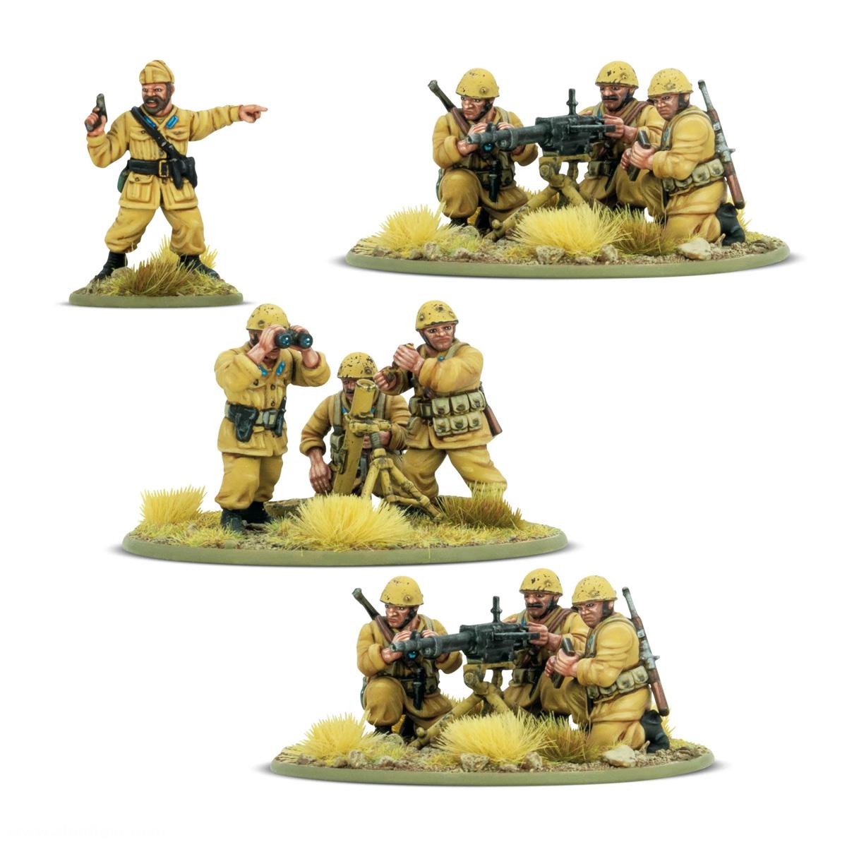 Warlord Games Italienischer Paracadutisti Schwere Waffen Zug