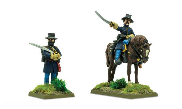Warlord Games Unions-Offiziere Set B