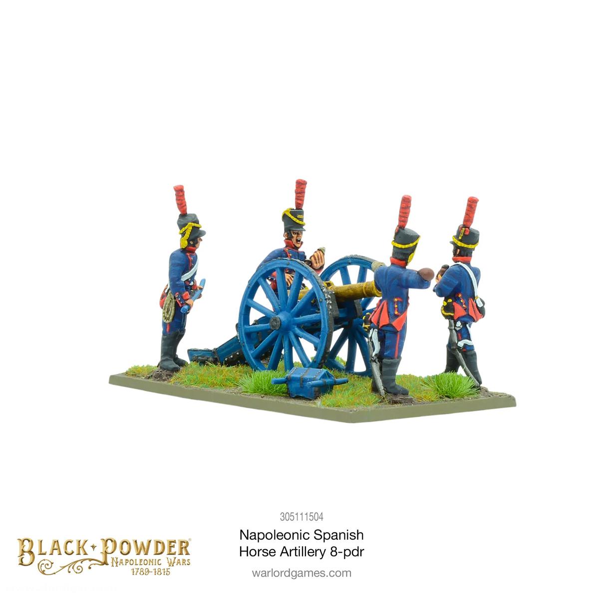 Warlord Games Spanische berittene Artillerie mit 8 Pfund Geschütz