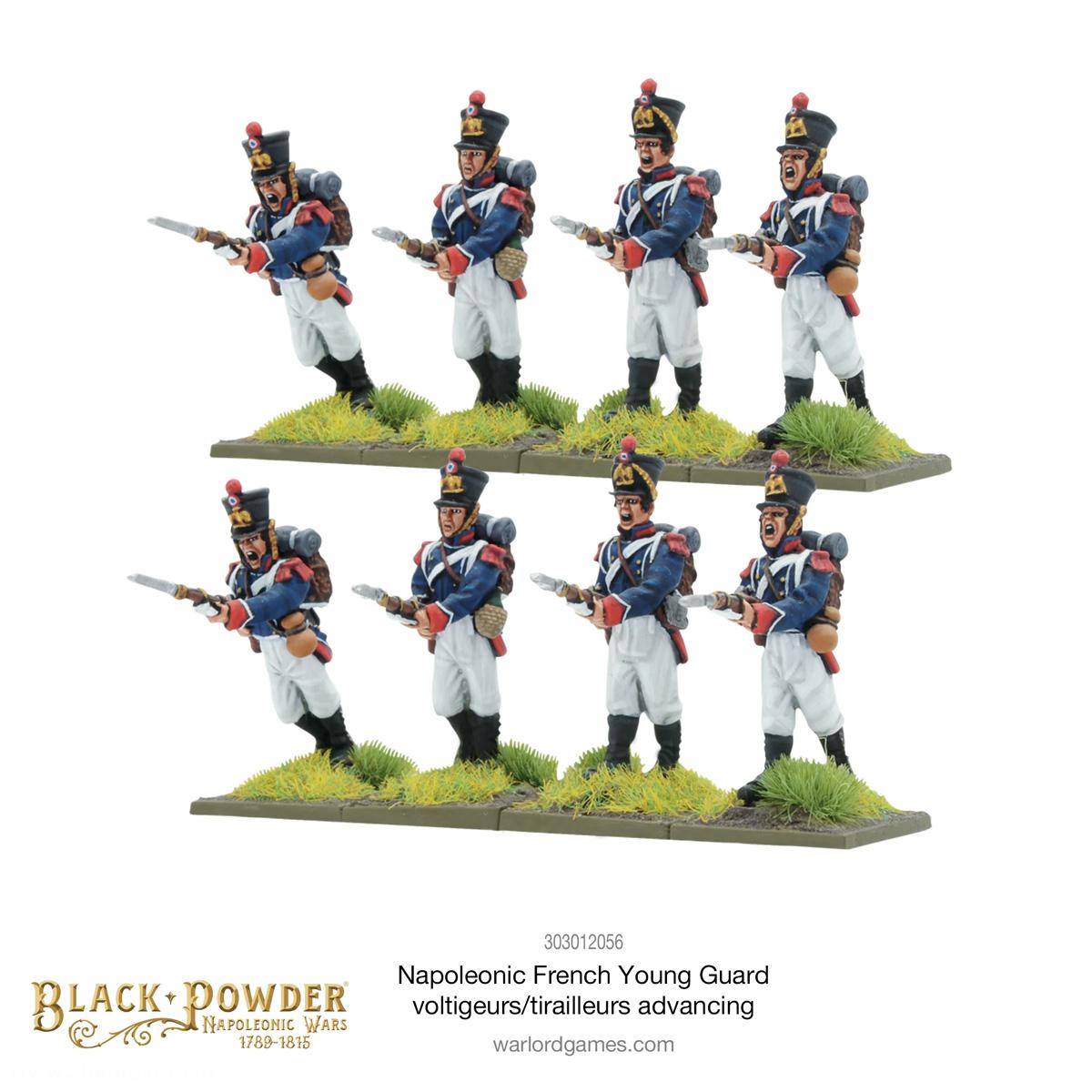 Warlord Games Junge Garde Voltigeure/Tirailleurs - vorgehend