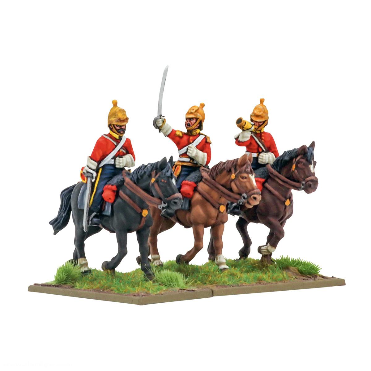 Warlord Games Britische Heavy Dragoons Kommandofiguren - Krim-Krieg