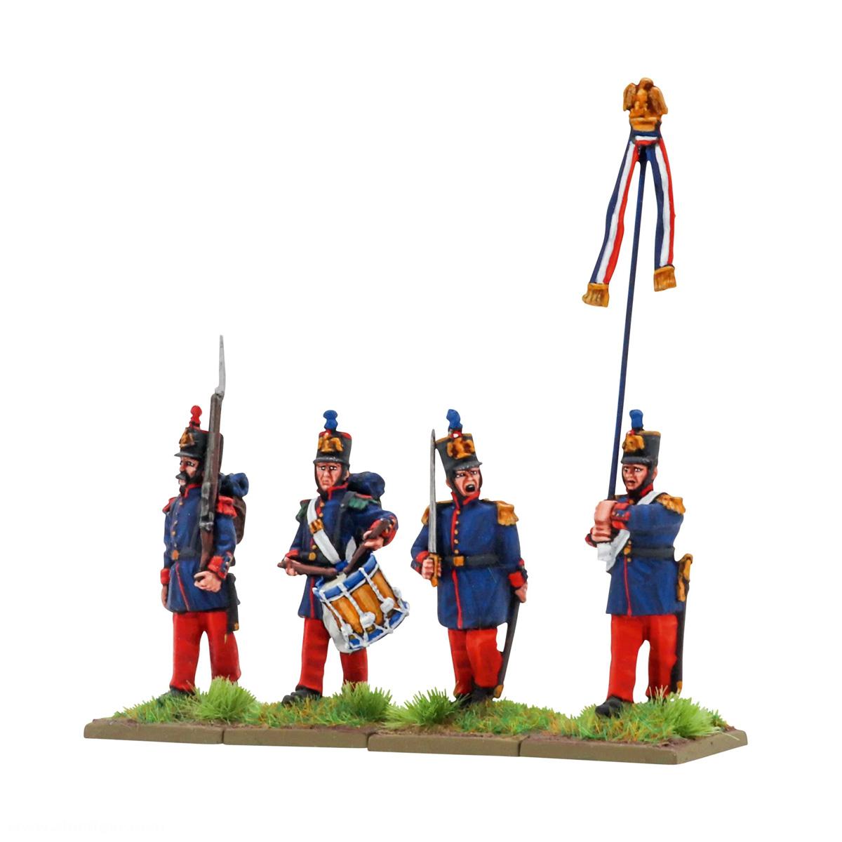 Warlord Games Französische Linieninfanterie Kommandofiguren - Krim-Krieg