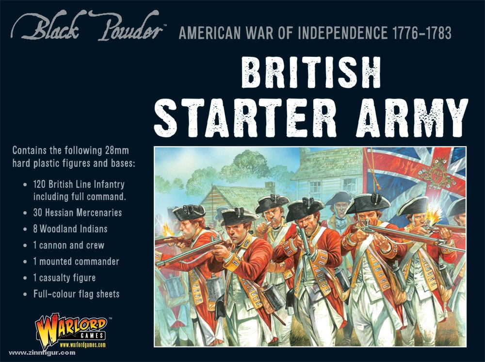 Warlord Games Britische Starter Army - Amerikanischer Unabhängigkeitskrieg