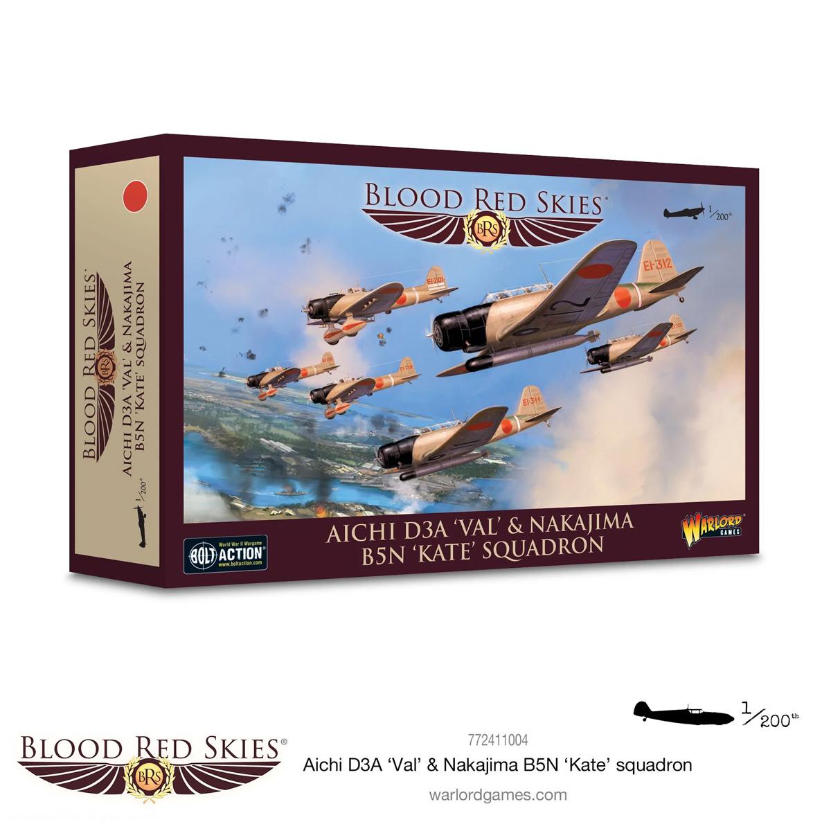Warlord Games Aichi D3A Val & Nakajima B5N Kate Staffel