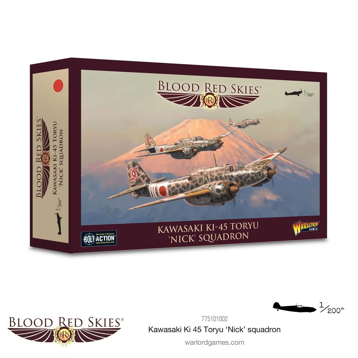 Warlord Games Kawasaki ki-45 Toryu Nick Staffel