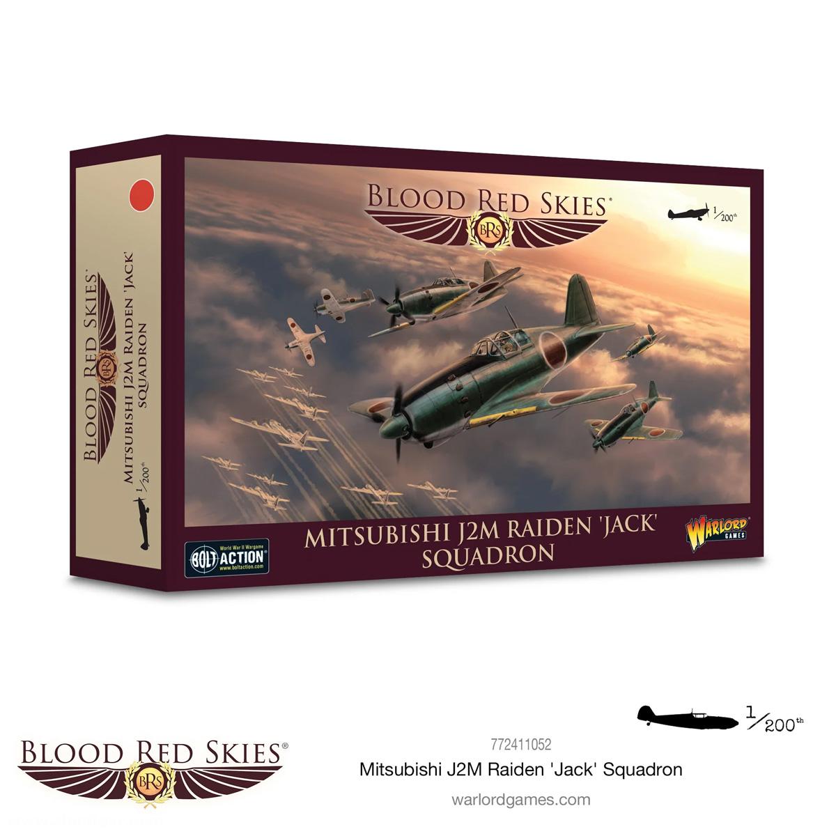 Warlord Games Mitsubishi J2M Raiden Jack Staffel