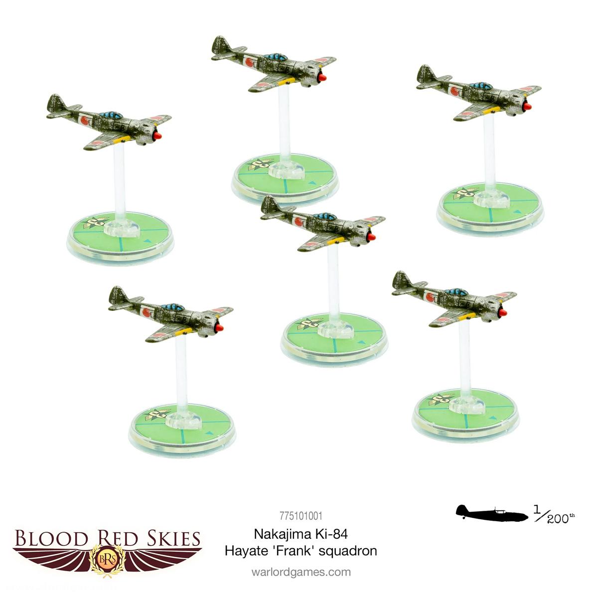 Warlord Games Nakajima Ki-84 Frank Staffel