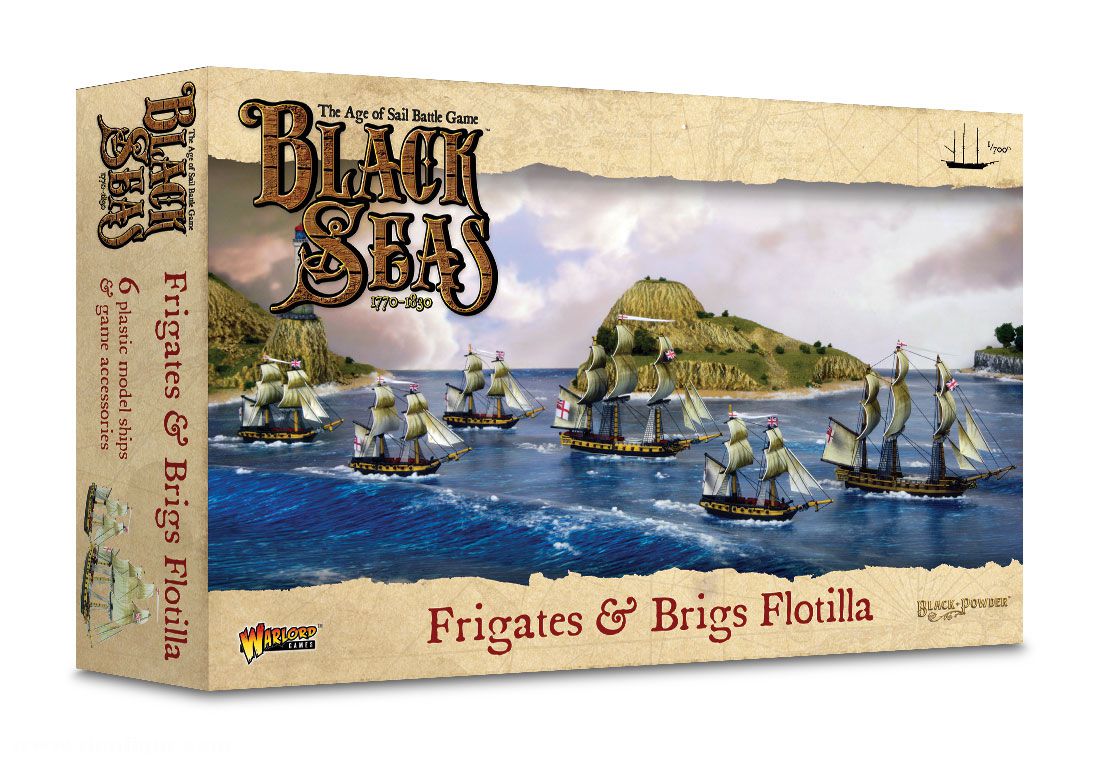 Warlord Games Fregatten & Briggs Flottille - 1770-1830