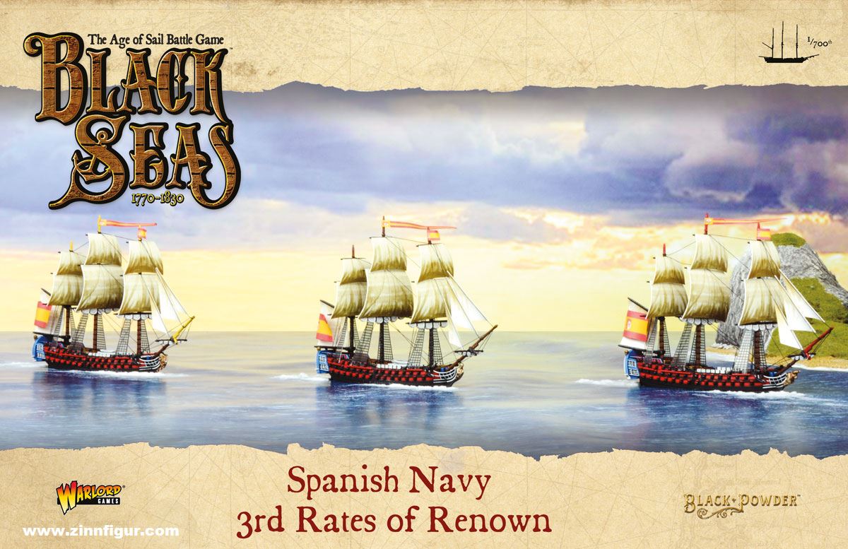 Warlord Games Berühmte Linienschiffe 3. Ranges - Spanien