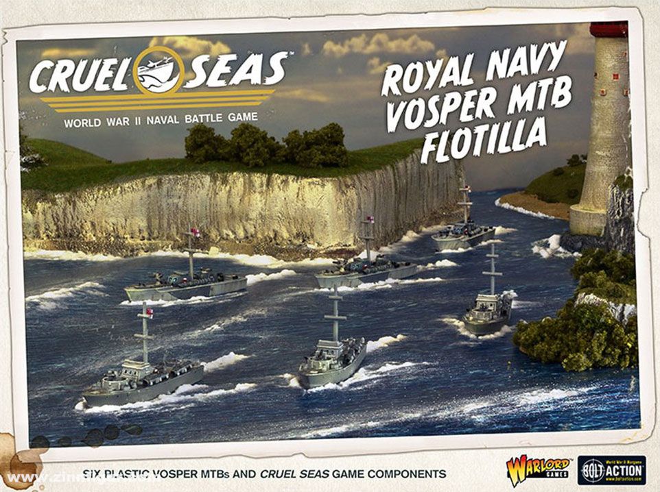Warlord Games Royal Navy Vosper MTB Flottille