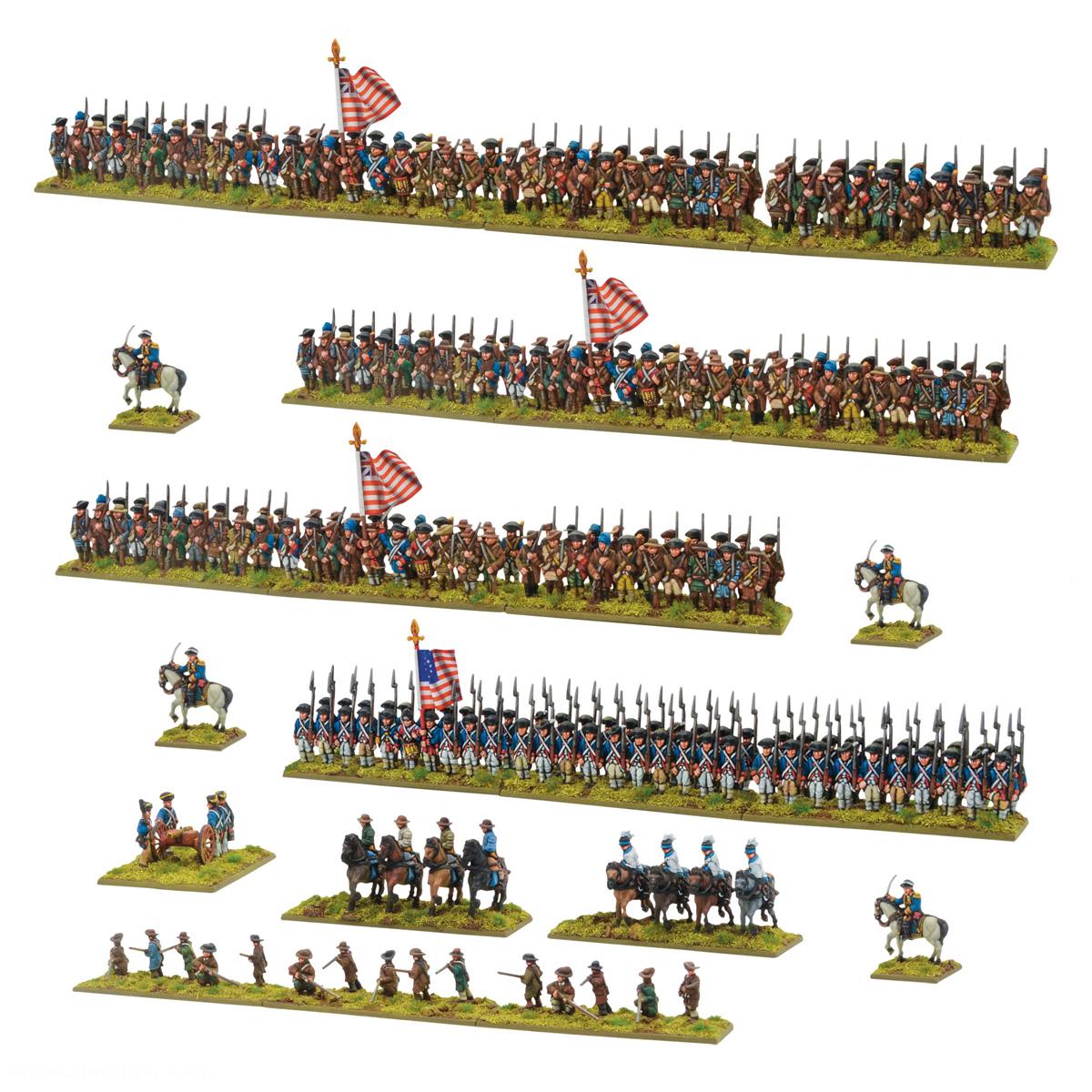 Warlord Games Continental Army Brigade - Black powder Epic Battles: Revolution!