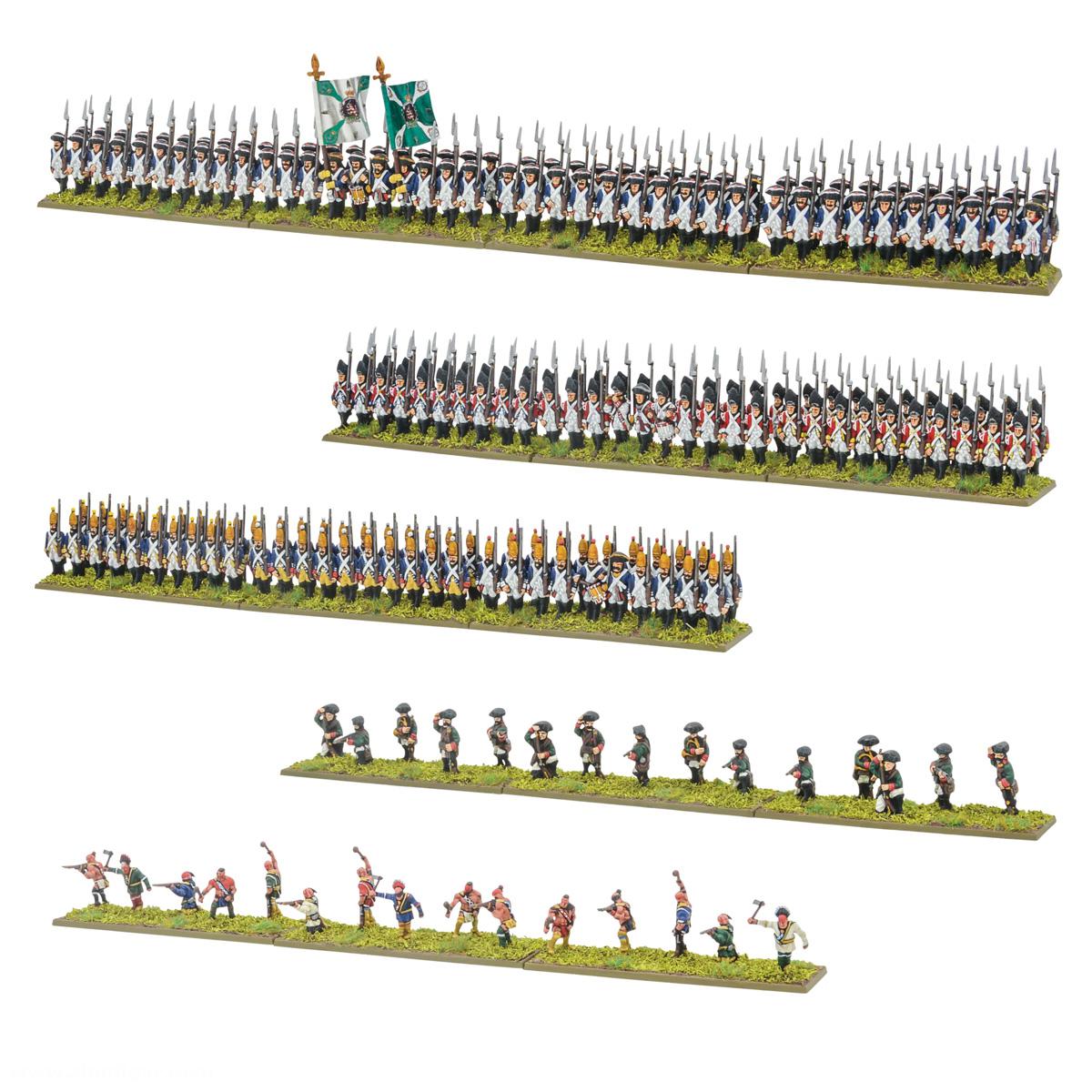 Warlord Games Hessen & Alliierte Brigade - Black powder Epic Battles: Revolution!