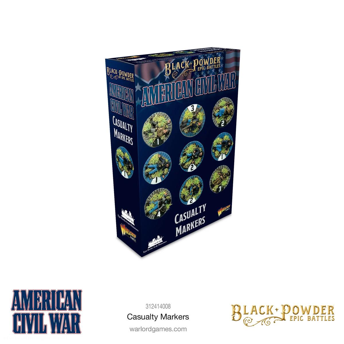 Warlord Games American Civil War Casualty Markers