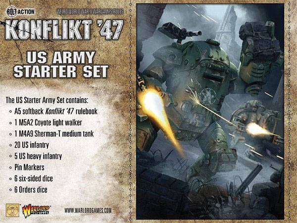 Warlord Games Konflikt '47 Starterset - US Truppen