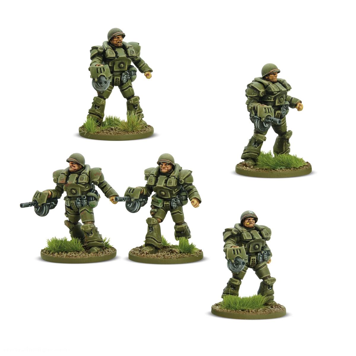Warlord Games Konflikt '47 United States Heavy Infantry