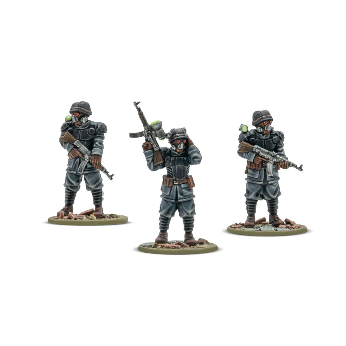 Warlord Games Konflikt '47 Totenrotte platoon commander & bodyguard
