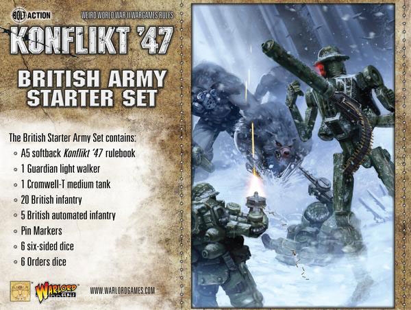 Warlord Games Konflikt '47 - British Army Starter Set