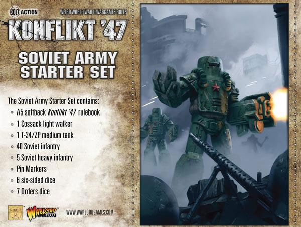 Warlord Games Konflikt '47 - Soviet Army Starter Set