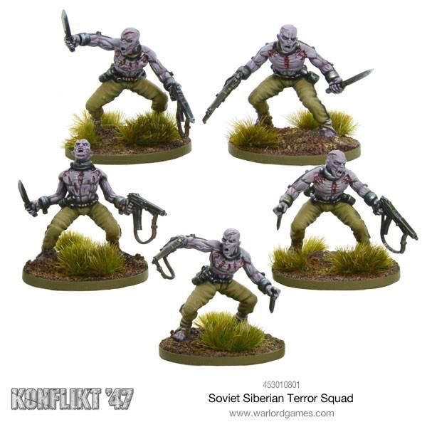 Warlord Games Soviet Siberian Terror Squad - Konflikt '47