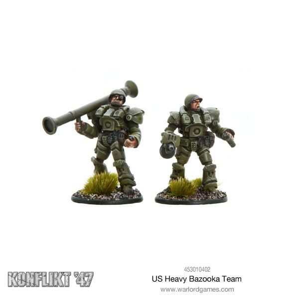 Warlord Games US Heavy Bazooka Team