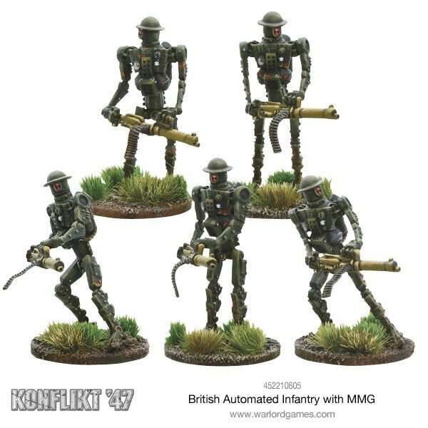 Warlord Games British Automated Infantry with MMG