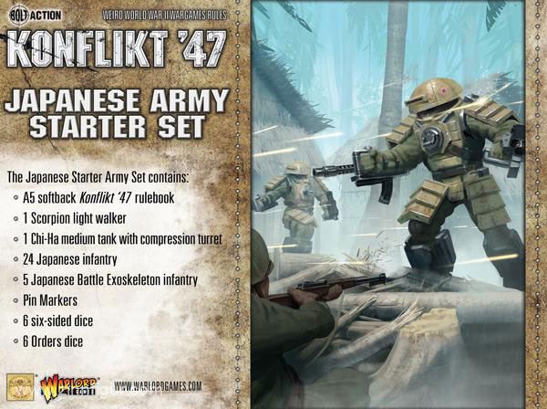 Warlord Games Japanische Arme Starter Set - Konflikt 47
