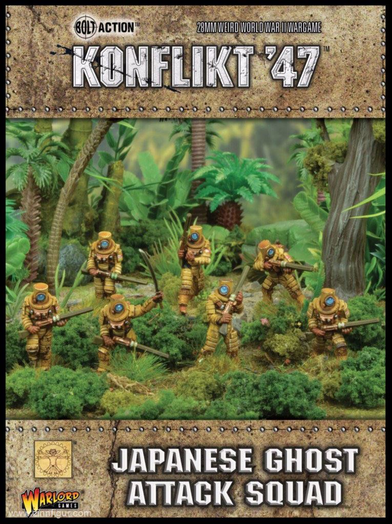 Warlord Games Japanischer Ghost Attack Squad - Konflikt 47