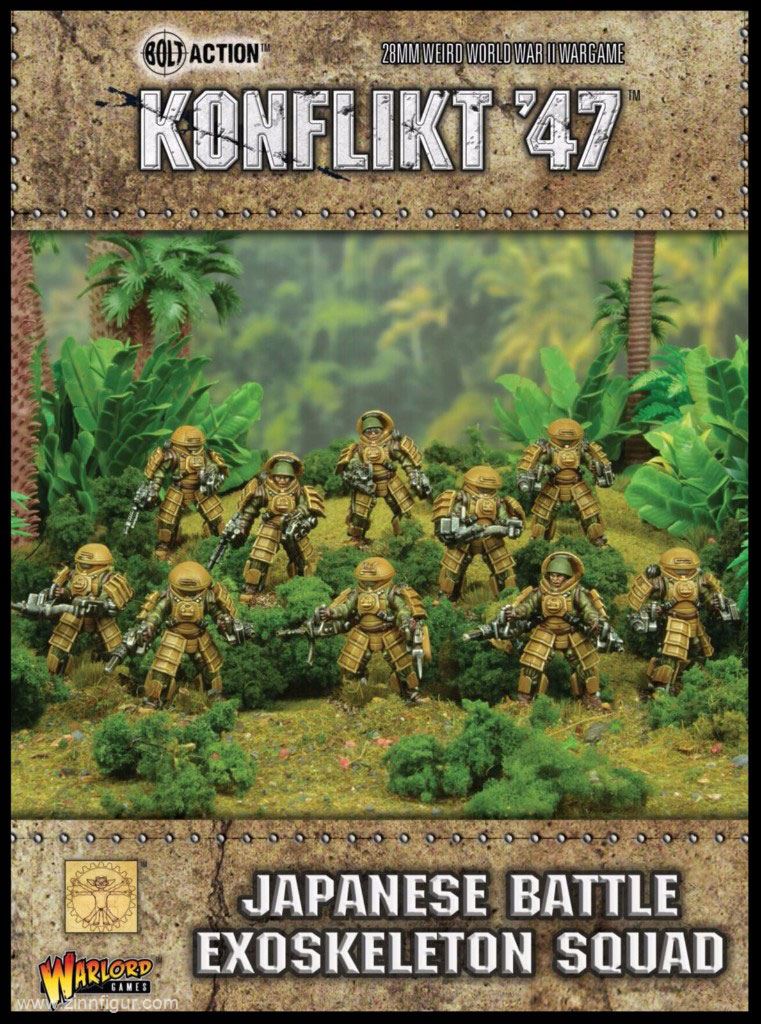 Warlord Games Japanischer Battle Exoskeleton Squad - Konflikt 47