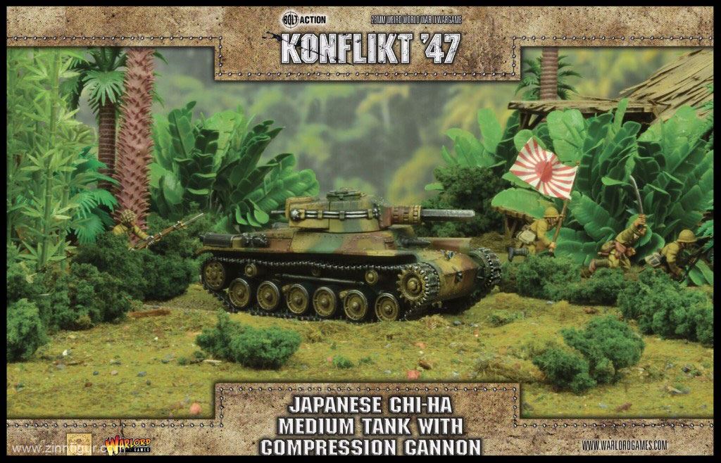 Warlord Games Chi-Ha Panzer mit Compression Turm - Konflikt 47