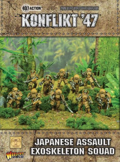 Warlord Games Japanischer Assault Exo Skeleton Squad - Konflikt '47