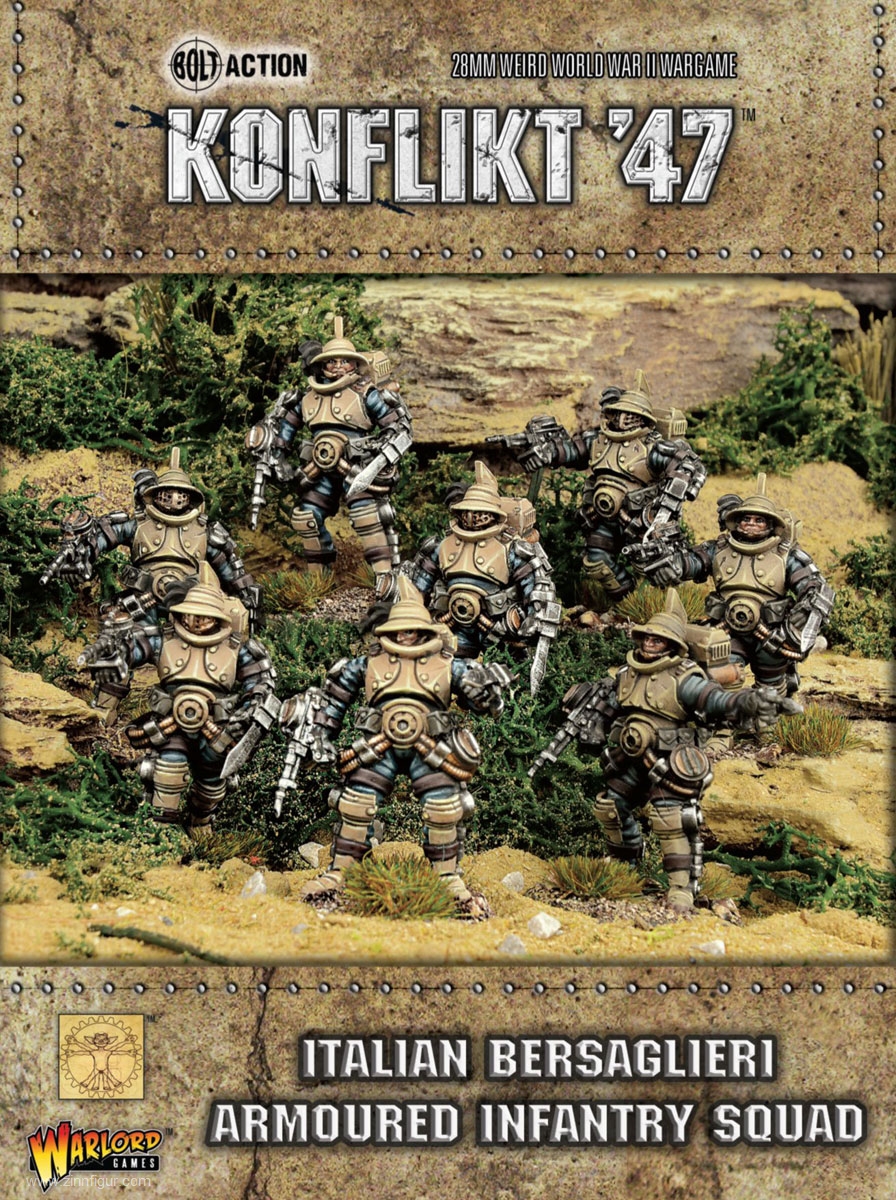 Warlord Games Italian Bersaglieri Armoured Infantry Squad