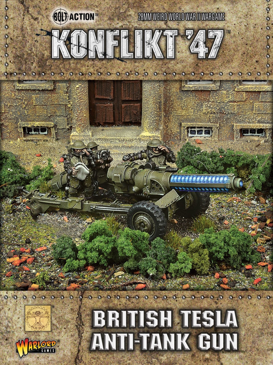 Warlord Games Britisches Tesla Panzerabwehrkanone