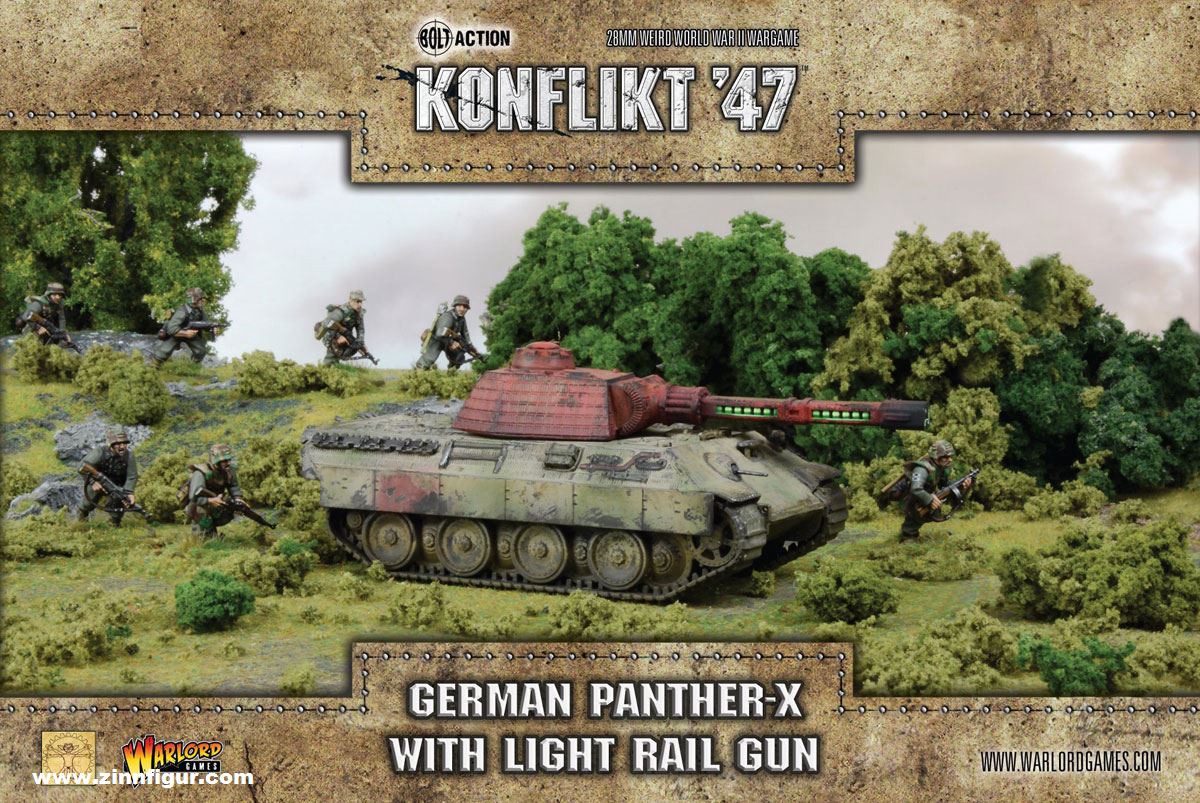 Warlord Games Panther-X mit Light Rail Gun