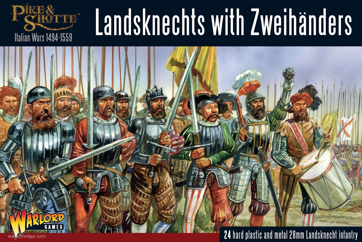 Warlord Games Landsknechte mit Zwiehändern