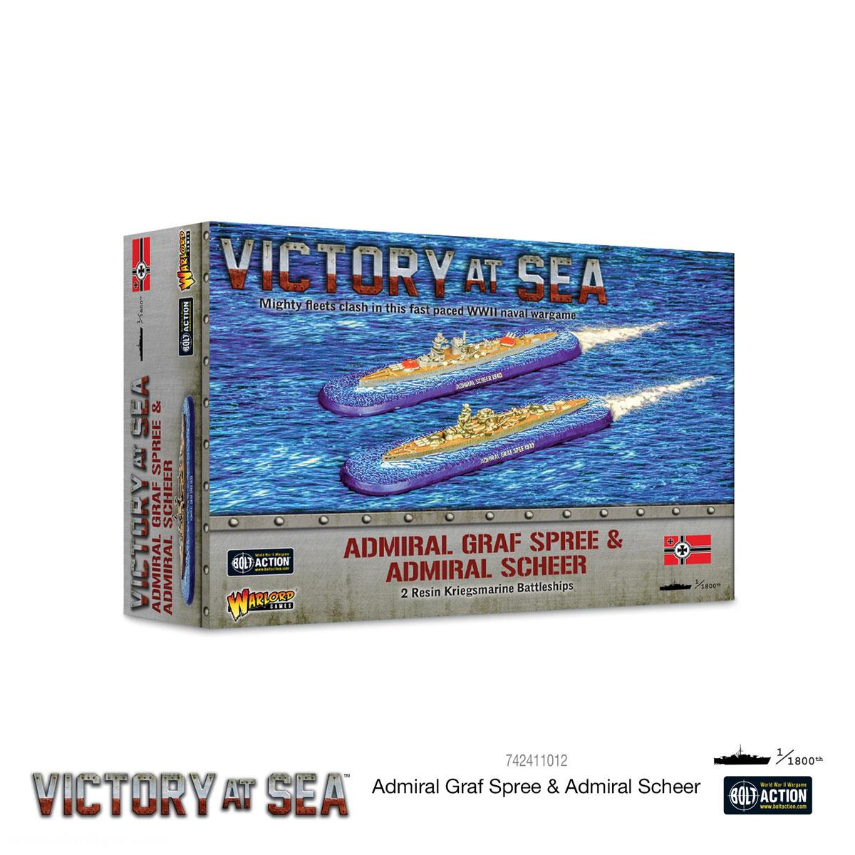 Warlord Games Kreuzer Admiral Graf Spee & Admiral Scheer