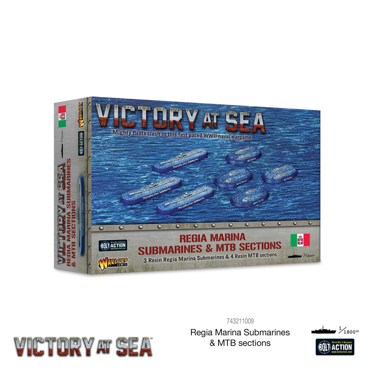 Warlord Games Regia Marina U-Boote & Torpedoboote