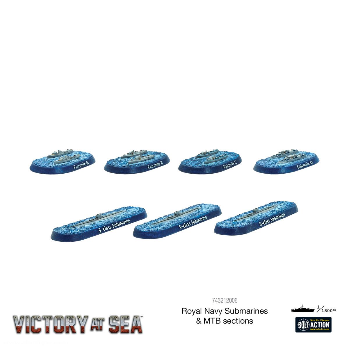 Warlord Games Royal Navy U-Boote und MTBs