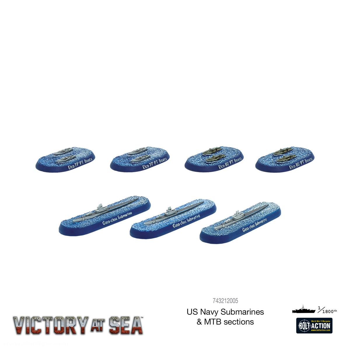 Warlord Games US U-Boote & Torpedoboote