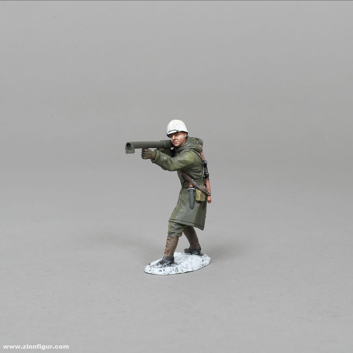 Thomas Gunn Miniatures US Soldat mit Bazooka - Winter - Koreakrieg