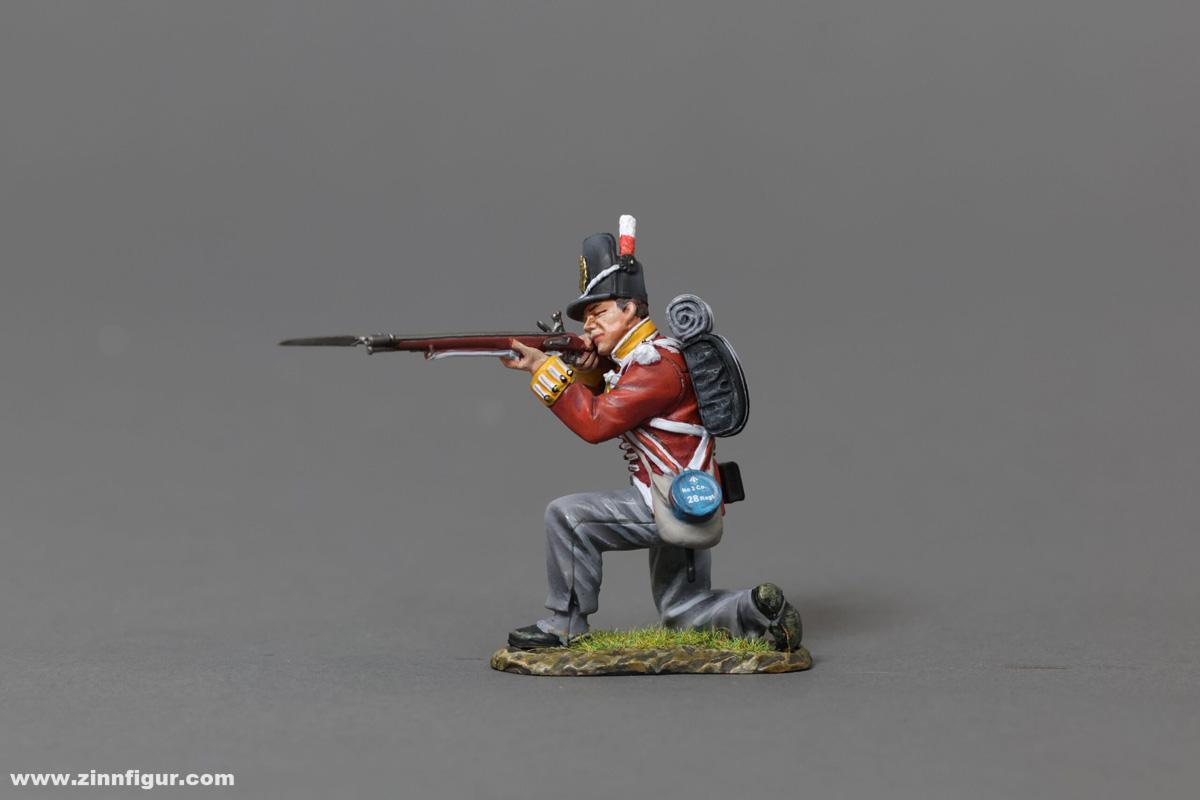 Thomas Gunn Miniatures Britischer Soldat - kniend feuernd