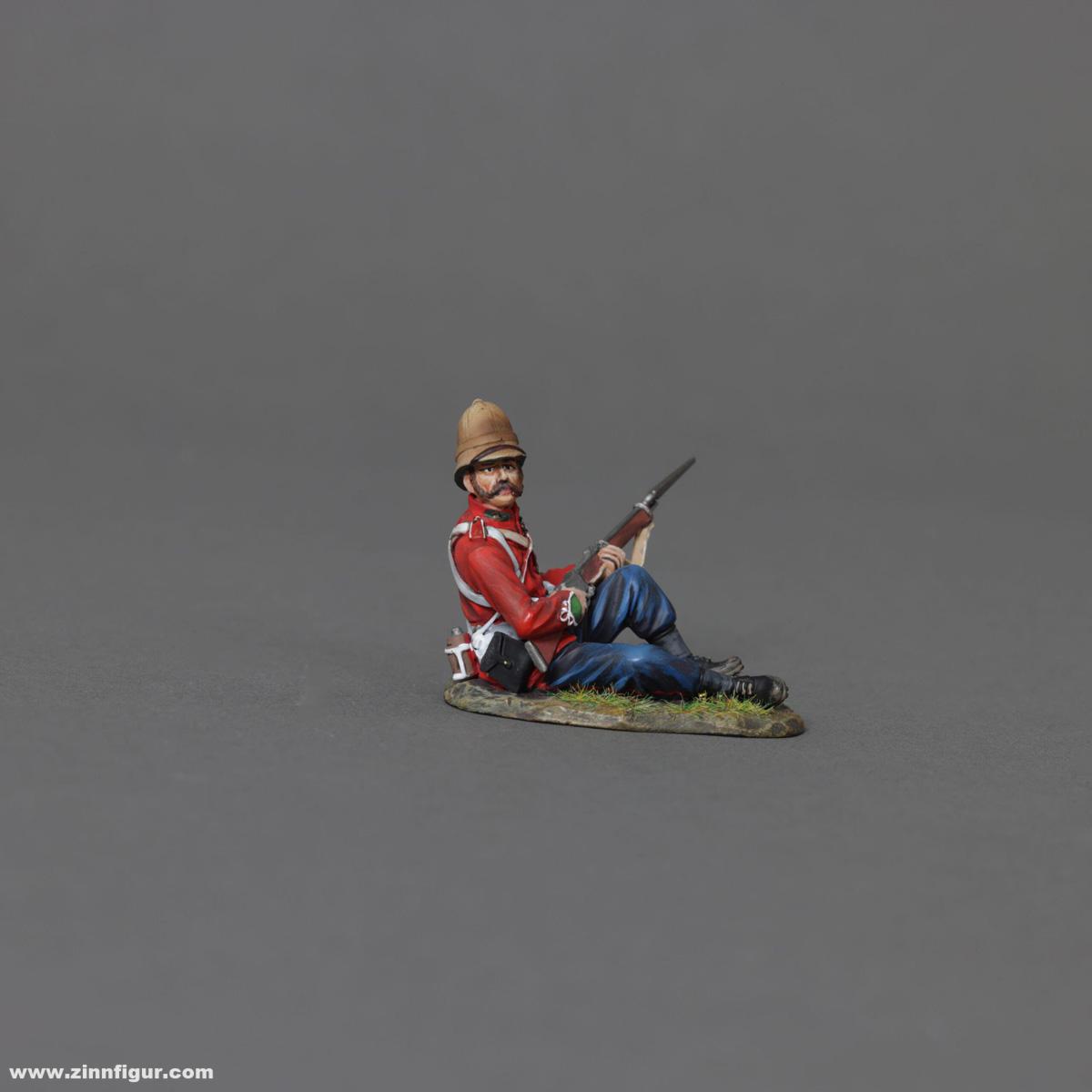 Thomas Gunn Miniatures Soldat - sitzend - 24th Regiment of Foot